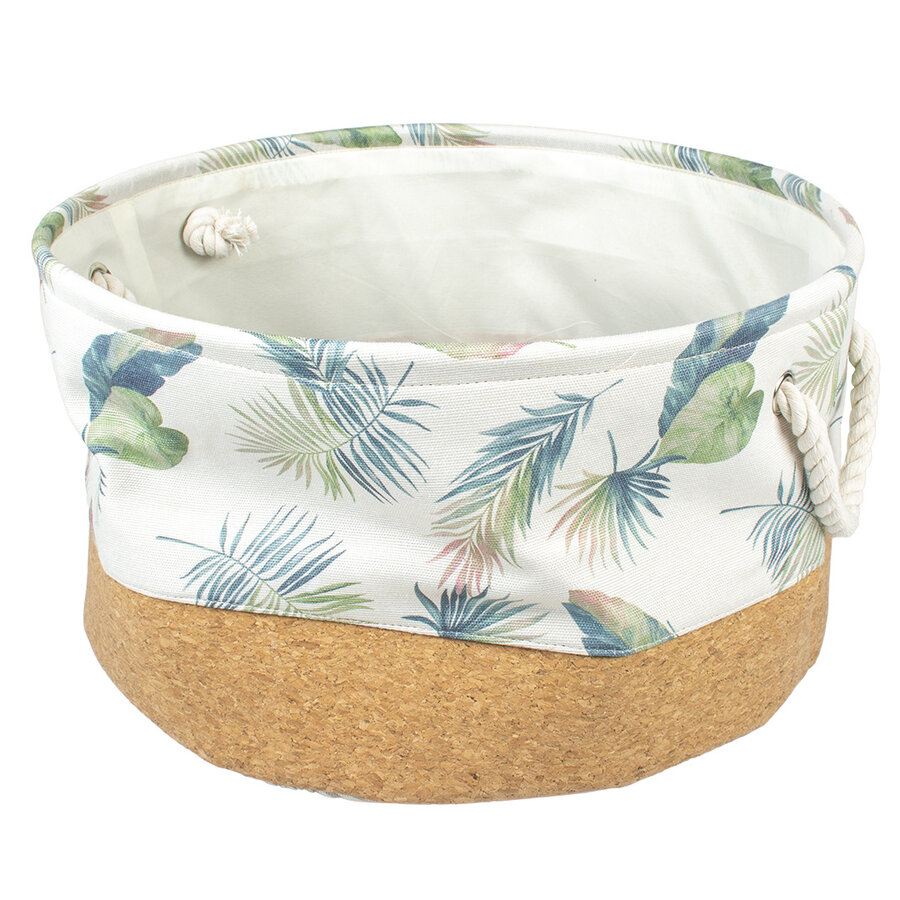 Palm Cork & Poly mand rond