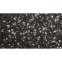 Aquariumgrind Hawai 1-2 mm zwart-wit | 2,5 kg | bodembedekking aquarium