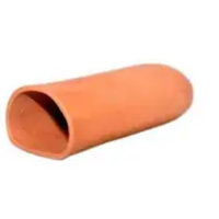 Leghol medium rond bruin M 12x5x4 cm voor aquarium en terrarium