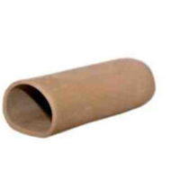 Handgemaakt keramisch leghol medium rond 12x5x4 cm voor L-nummers en garnalen