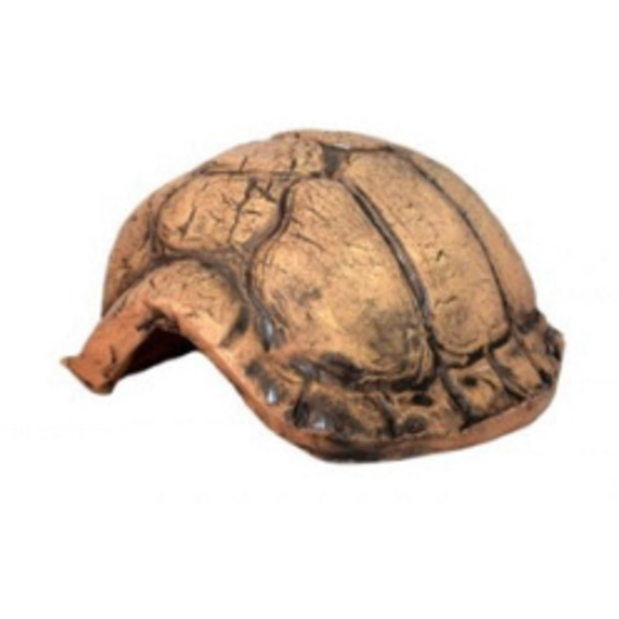 Schildpad grot bruin | Turtle Cave Bruin in keramiek voor aquarium, terrarium en knaagdieren