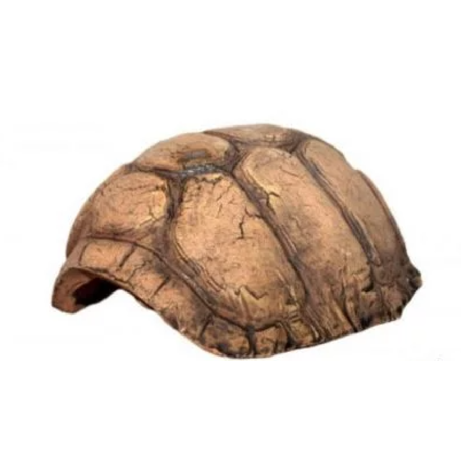 Schildpad grot bruin | Turtle Cave Bruin in keramiek voor aquarium, terrarium en knaagdieren