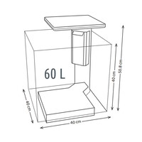 Qubiq 60 Pro | 60L | 40 x 40 x 50,8CM Wit