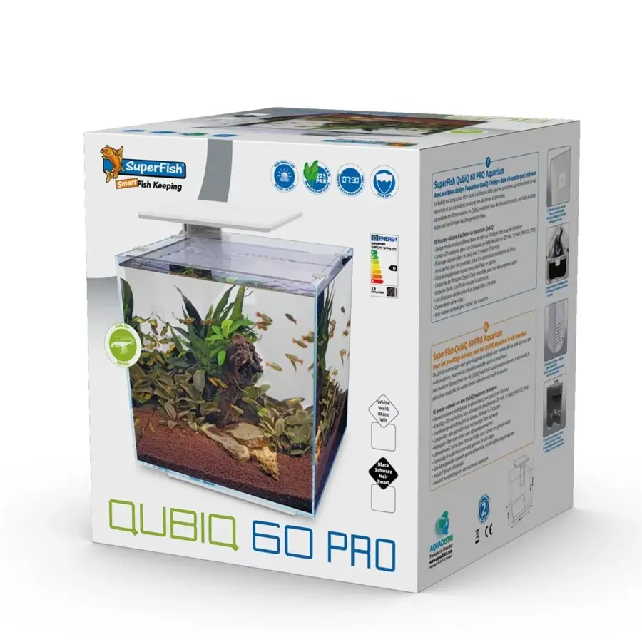 Qubiq 60 Pro | 60L | 40 x 40 x 50,8CM Zwart