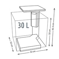 Qubiq 30 Pro | 30L | 32 x 32 x 42,5CM Zwart