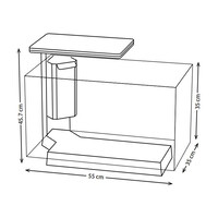 Quadro 70 Pro | 67L | 55 x 35 x 45,7CM Zwart