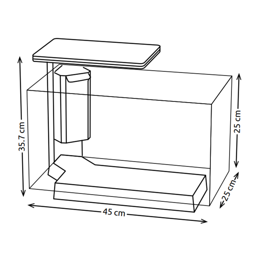 Quadro 40 Pro | 28L | 45 x 25 x 35,7CM Zwart