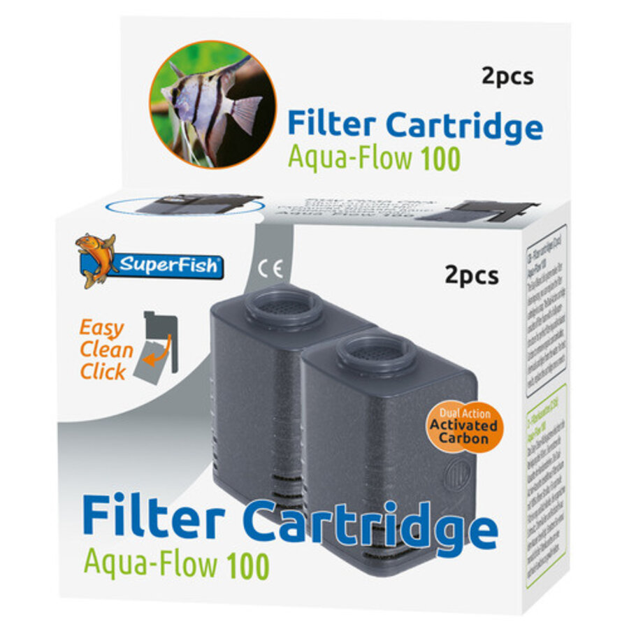Filtercassette Aqua-flow 100 2 stuks