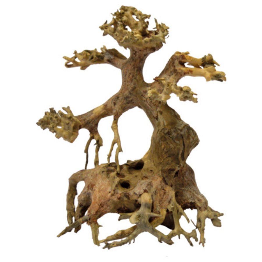 Bonsai driftwood boom XS | ca. 13 x 10 x 13 cm | natuurlijke aquariumdecoratie