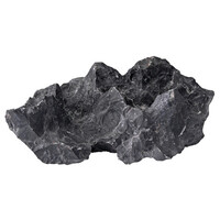Aquascape Black Rock | zwarte stapelbare stenen voor aquascaping | 5 kg