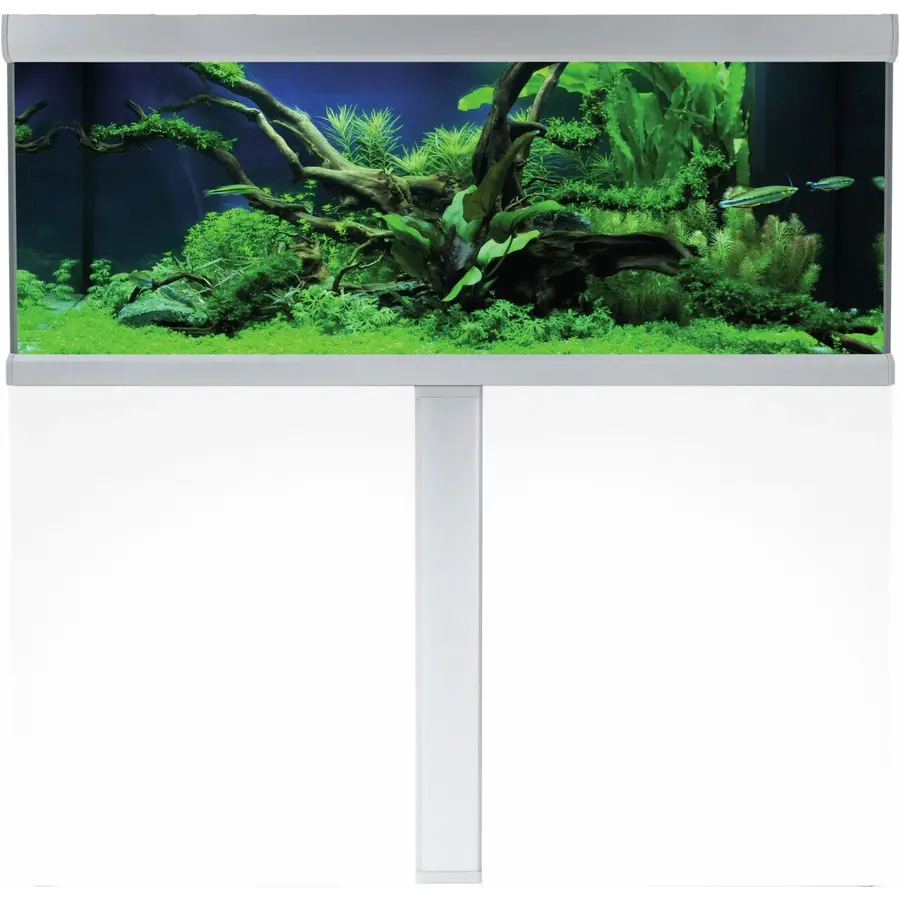 Fusion aquariumkast 130 wit 130x50x75 cm spatwaterdicht meubel