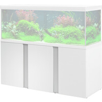 Fusion aquariumkast 160x60x75 cm wit met opbergruimte en verstelbare poten