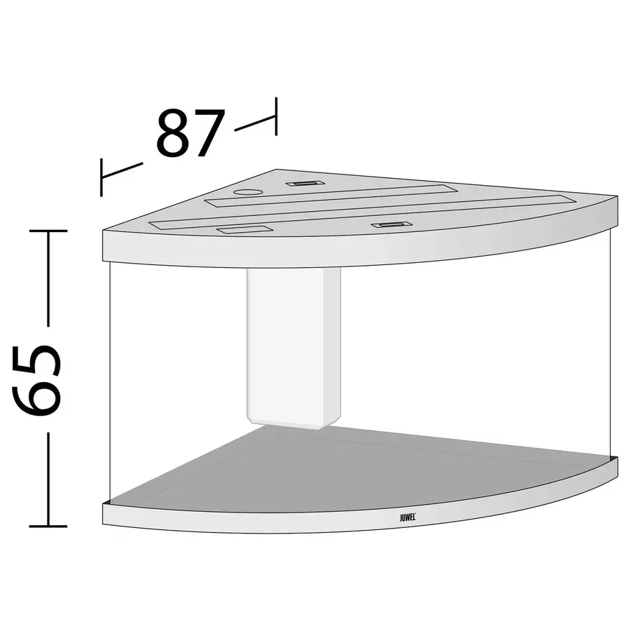 Trigon 350 LED | 350L | 123 x 87 x 65CM Lichthout