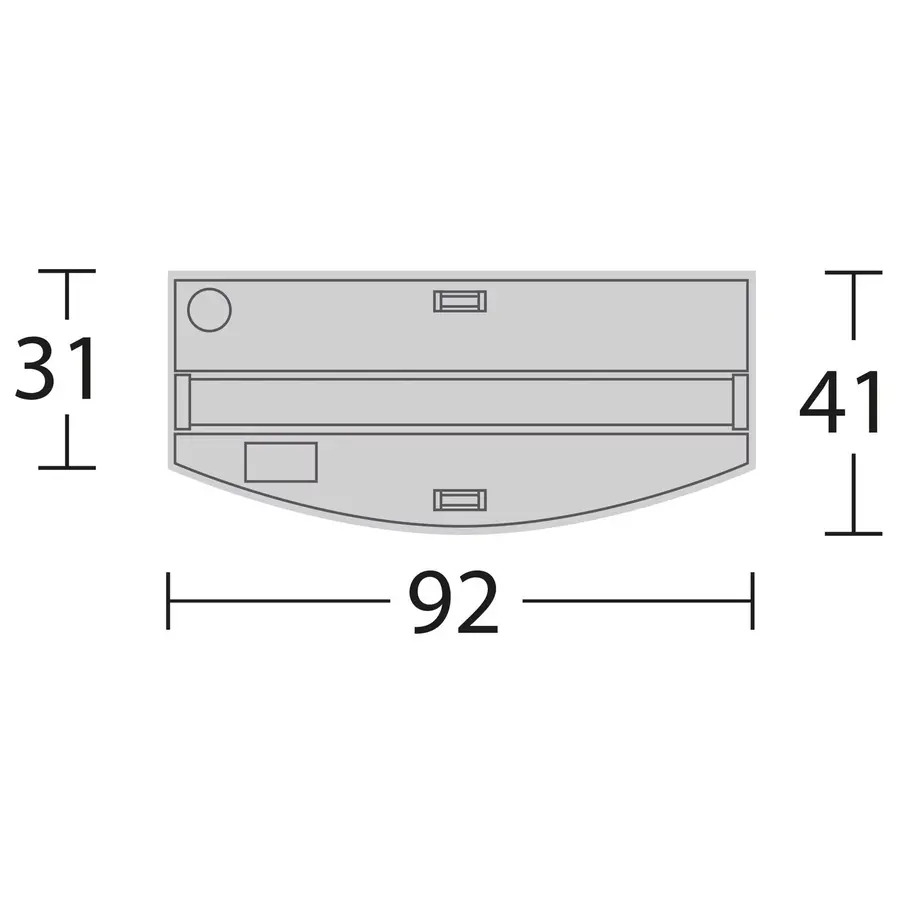 Vision 180 LED | 180L | 92 x 41 x 55CM Wit