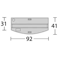 Vision 180 LED | 180L | 92 x 41 x 55CM Zwart