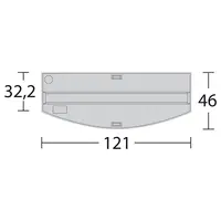 Vision 260 LED | 260L | 121 x 46 x 64CM Lichthout