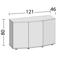 Aquariummeubel Vision 260 | 121 x 46 x 80CM | onderkast voor aquarium