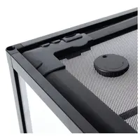 Glazen terrarium 60 x 45 x 60 cm voor tropische reptielen en amfibieën