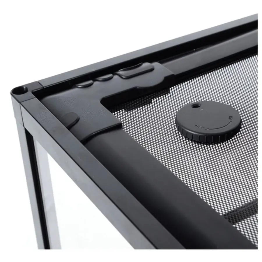 Glazen terrarium 91x45x60 cm voor reptielen en amfibieën