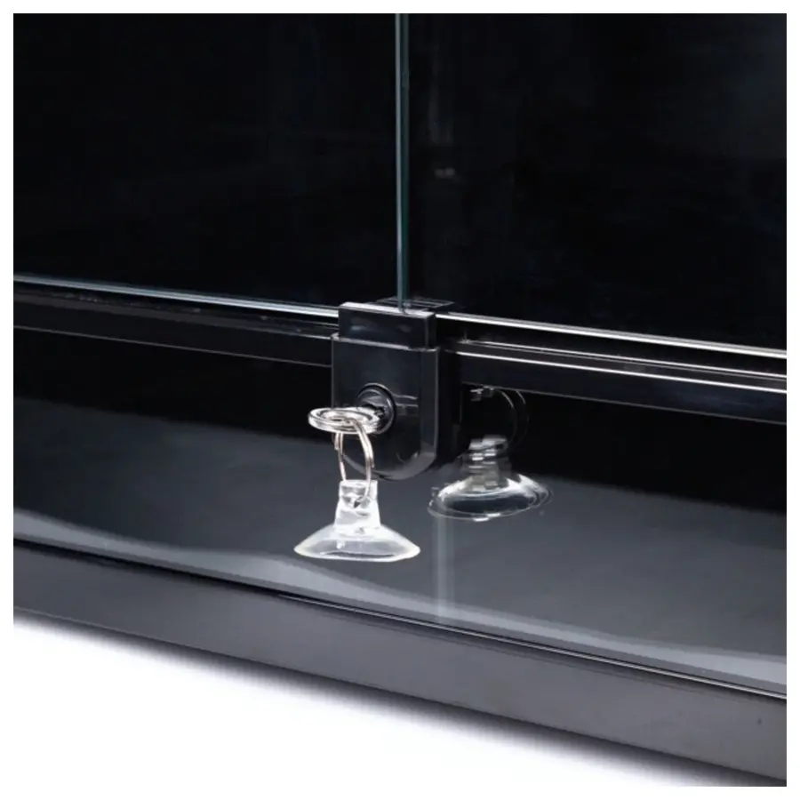 Glazen terrarium 91x45x60 cm voor reptielen en amfibieën