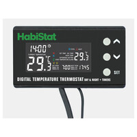 Digitale temperatuur thermostaat 600W met dag | nacht timer en dubbele tijdschakelaar
