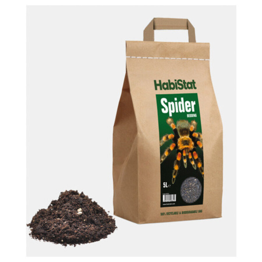 Spinnen Substraat 5L | Natuurlijk vochtregulerend terrariumsubstraat voor spinnen en schorpioenen