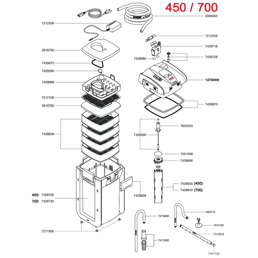 Filter Prof 5E 450 Zonder Filtermassa