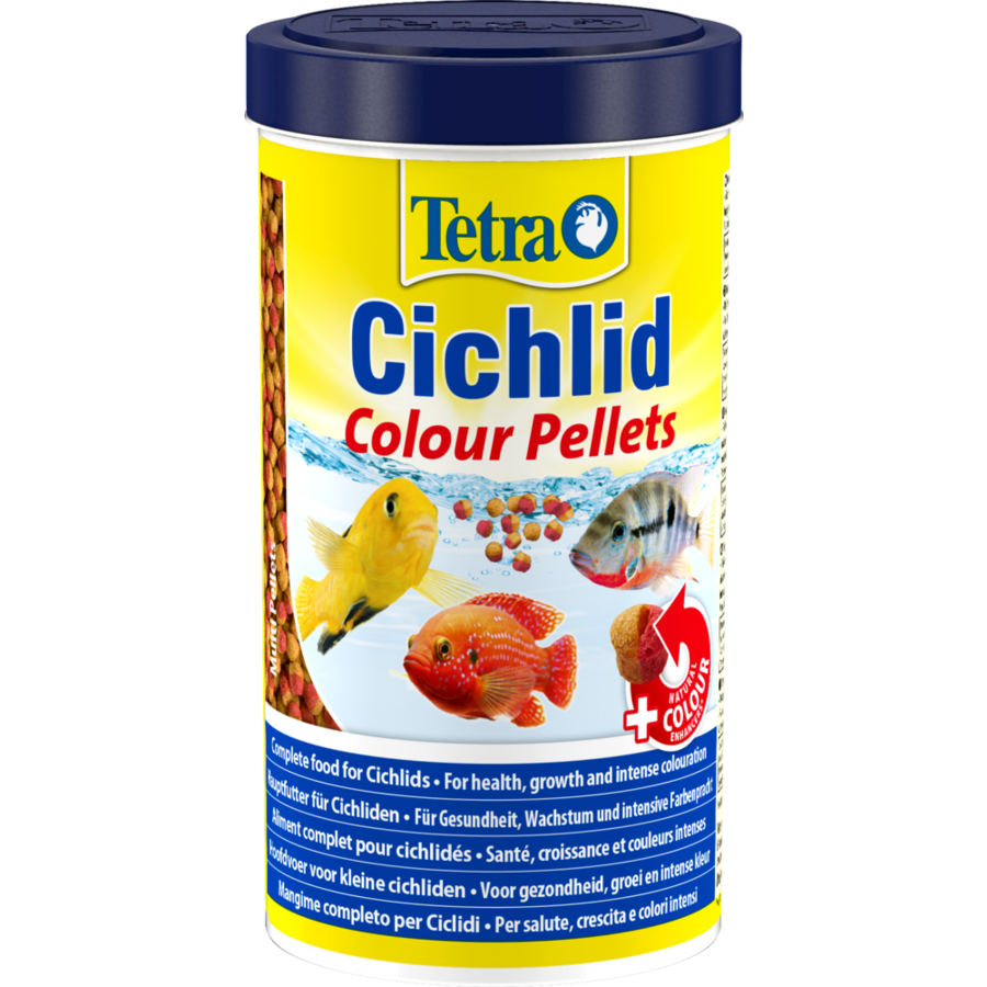 Cichlid Colour Pellets 500ML