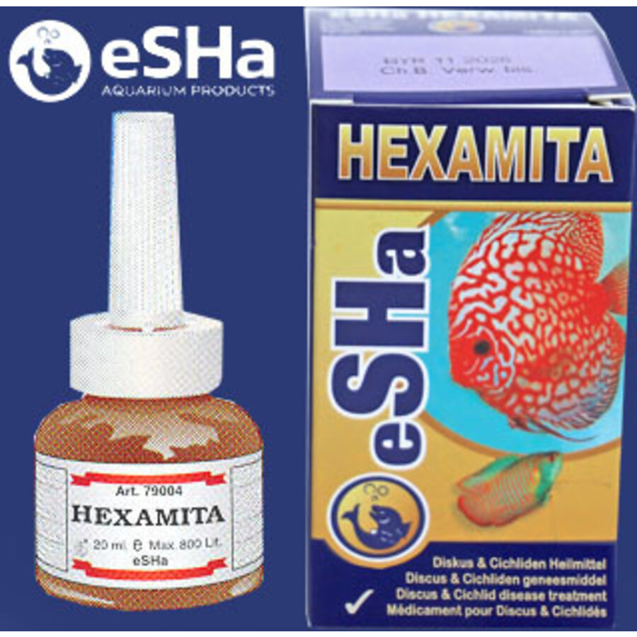 Hexamita 20ML Voor Discusvissen en Cichliden