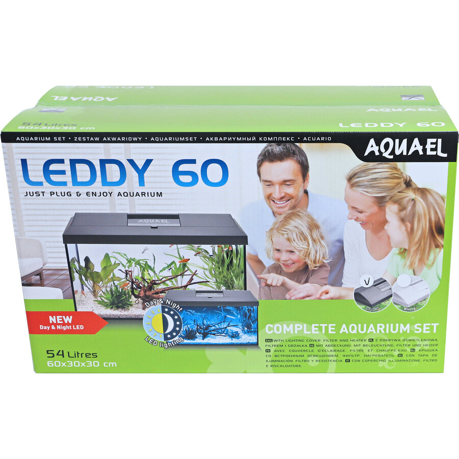 Aquarium Leddy 60 Day&Night Zwart