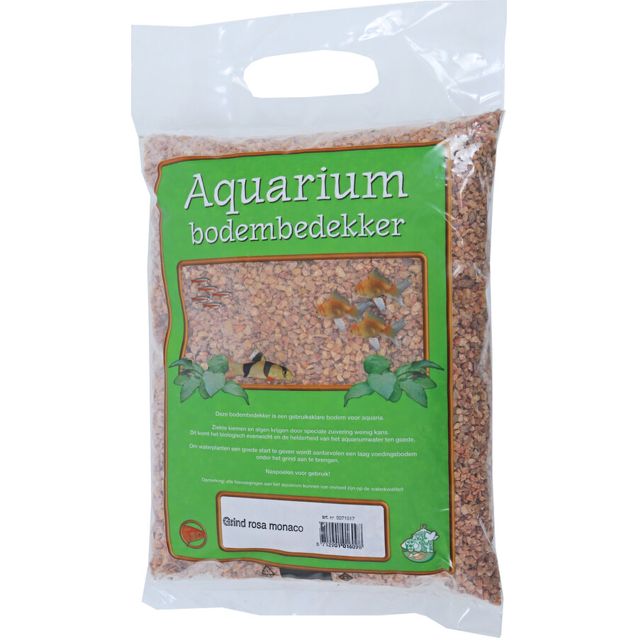 Aquarium grind Rosa Monaco | zak 8 kg | natuurlijke bodembedekker