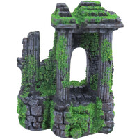 Ruine 3X Zuil + Poort En Mos 14CM