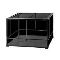 Glazen terrarium 91x45x60 cm voor reptielen en amfibieën