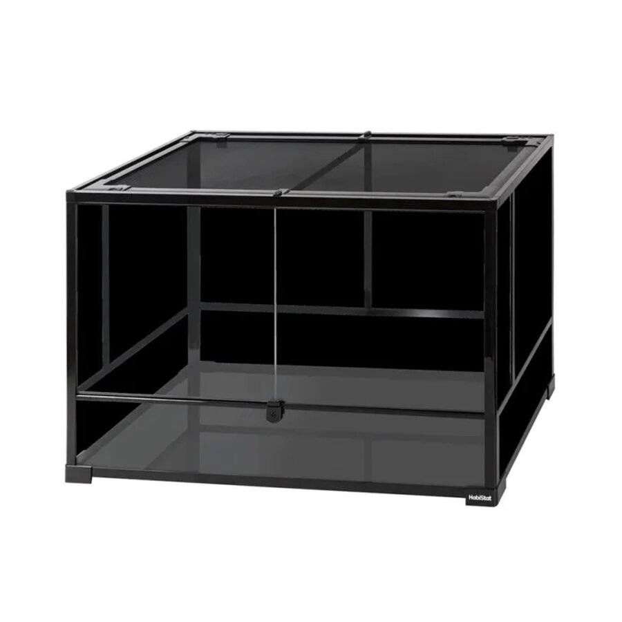 Glazen terrarium 91x45x60 cm voor reptielen en amfibieën