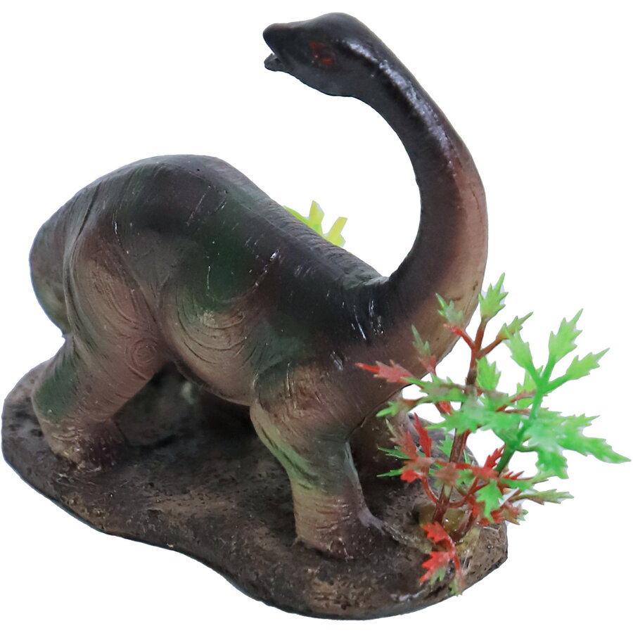 Aquarium ornament dinosaurus dyplodocus | 9 cm | polyresin schuilplek