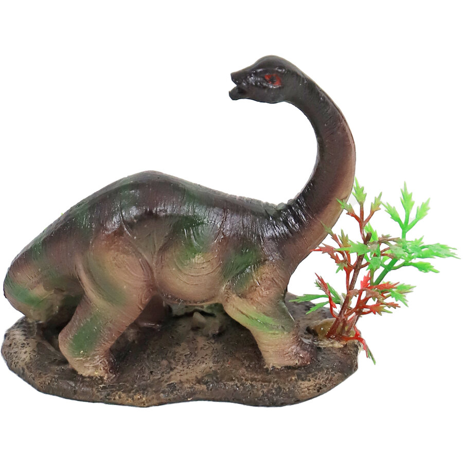 Aquarium ornament dinosaurus dyplodocus | 9 cm | polyresin schuilplek