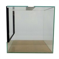 Volglas terrarium met valdeur 30x30x30 cm voor insecten, spinnen en kleine reptielen