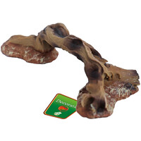 Wortelhout brug 20 cm | natuurlijk aquarium ornament met schuilplek