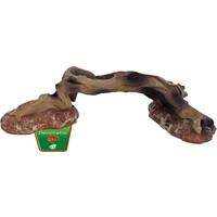 Wortelhout brug 20 cm | natuurlijk aquarium ornament met schuilplek