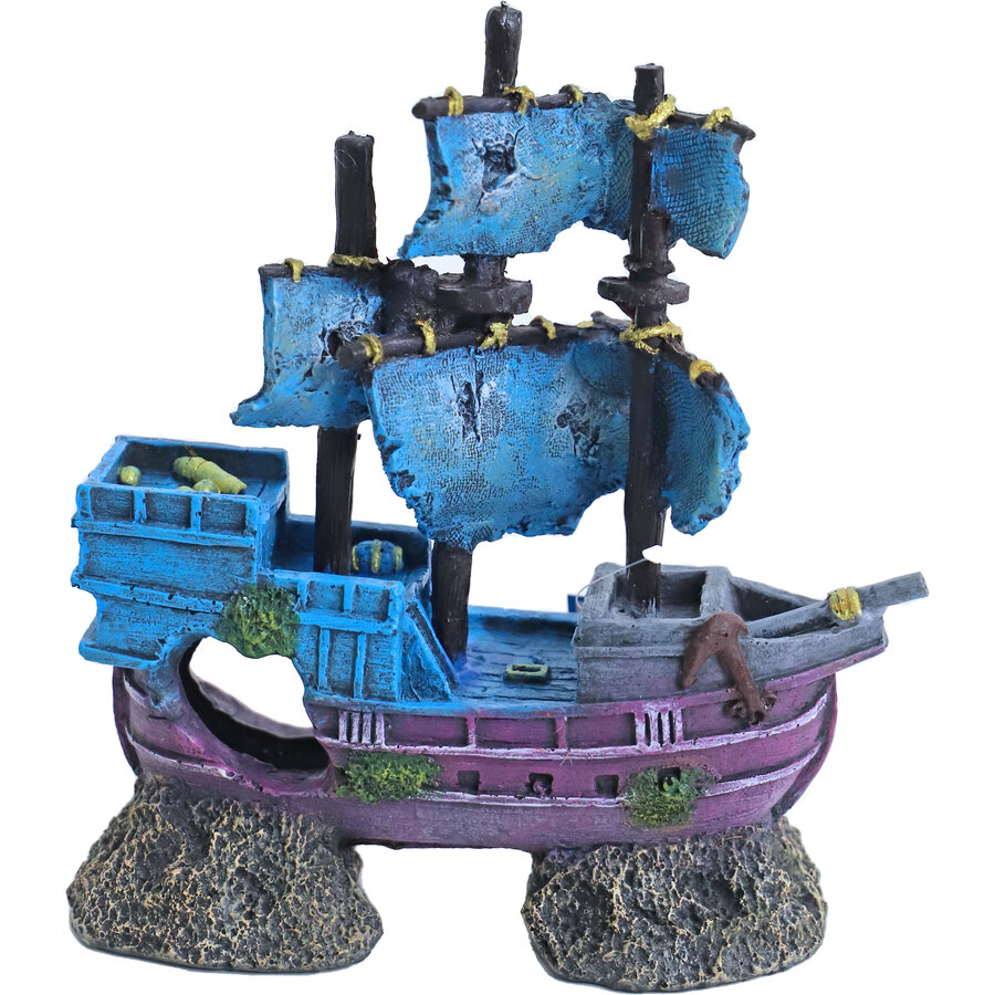 Gezonken Galjoen + Gaten Gekleurd 18CM