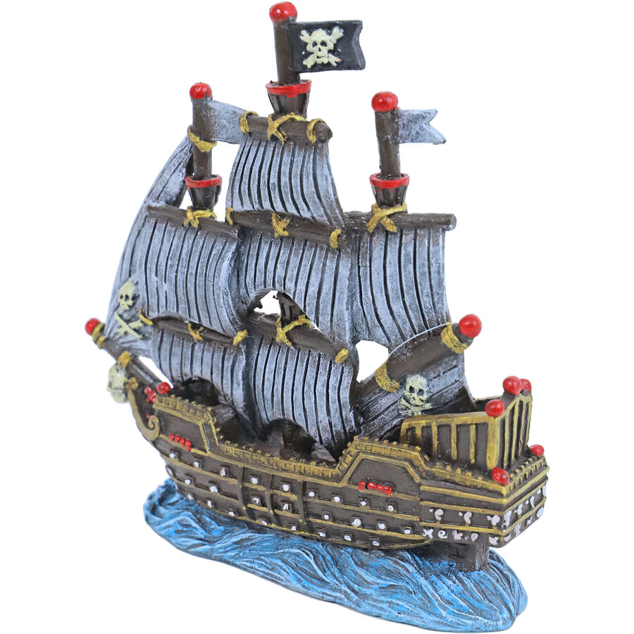 Gezonken Piratenschip Gekleurd 25CM