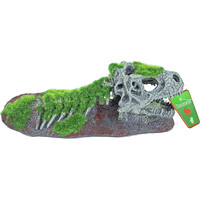 Dinosaurus skelet aquarium ornament | 21×9 cm | schuilplek