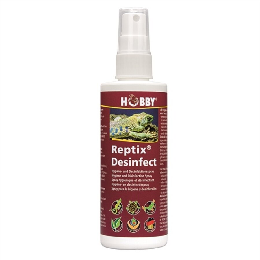 Reptix Desinfect 200 ml desinfectiespray voor terraria en reptielen