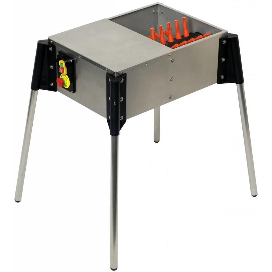 Plukmachine met 30 plukvingers - efficiënte RVS machine voor kippen, eenden en fazanten