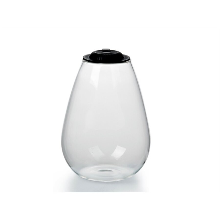 Bio Bowl 175 Black met LED 17,5 x 23 cm plantterrarium