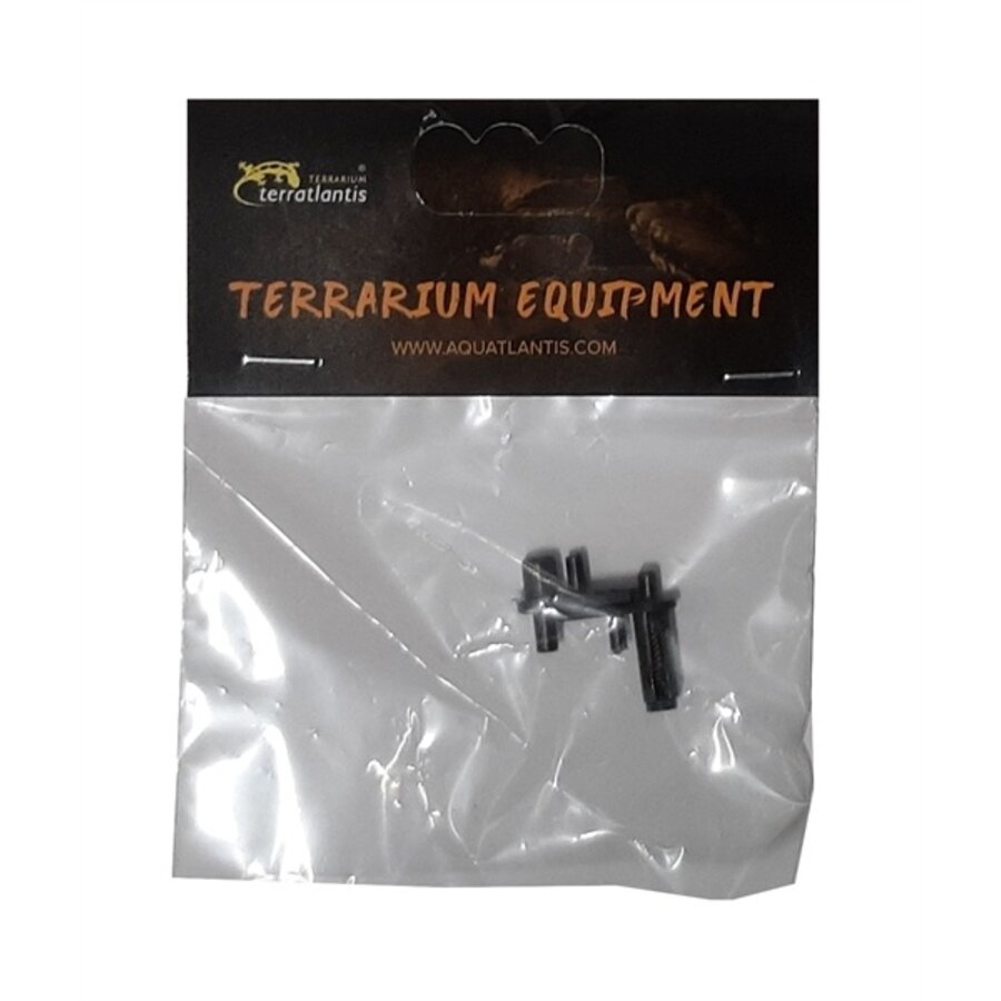 Scharnierset voor terrarium L | links | metalen reservescharnieren voor Aquatlantis terrariumdeuren