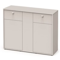 Terrarium meubel | 118 x 45 x 90 cm | zilverkleurige kast met opbergruimte