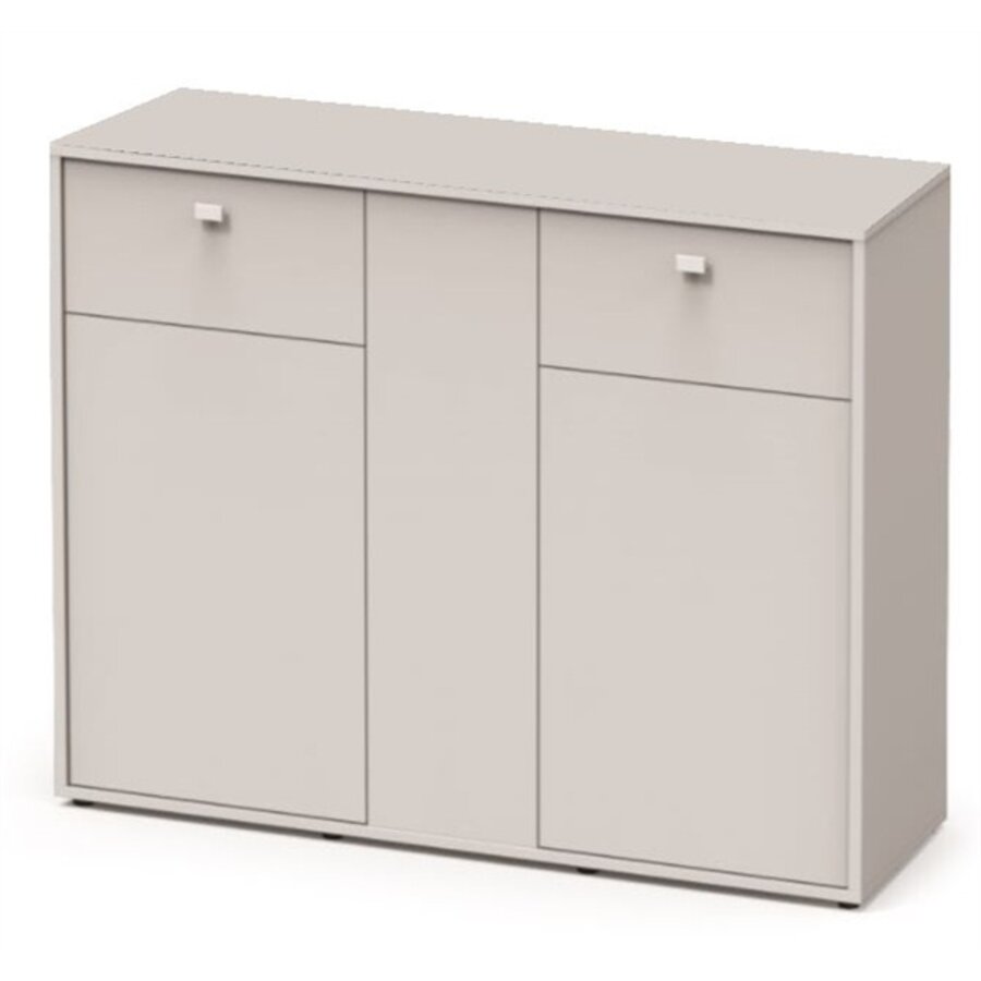 Terrarium meubel | 118 x 45 x 90 cm | zilverkleurige kast met opbergruimte