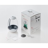 Tiny Terrarium Egg 8W DE-versie met acryl deksel en LED-verlichting