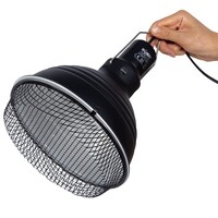 Clamp Lamp Protector 21 cm terrarium beschermrooster voor klemlampen